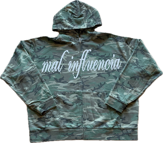 “MAL” Reflective Logo Camo Hoodie 56