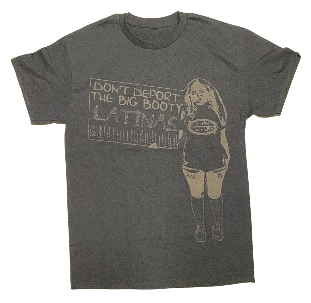 LASER BURNED LOGO TEE 41