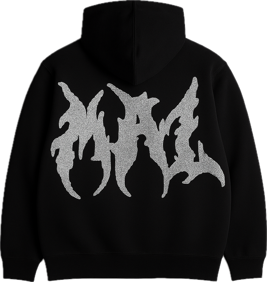 “MAL” Reflective Logo Hoodie 57