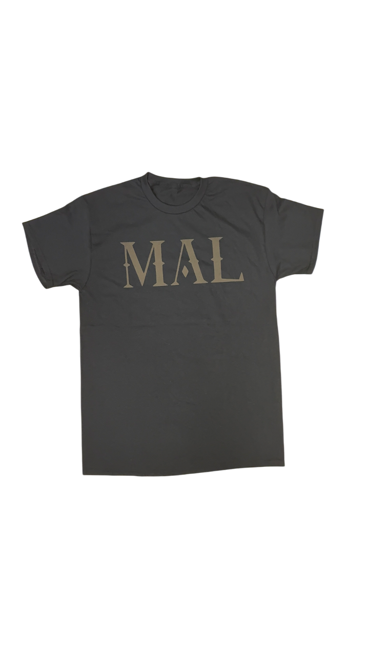 LASER BURNED “MAL” LOGO TEE 2