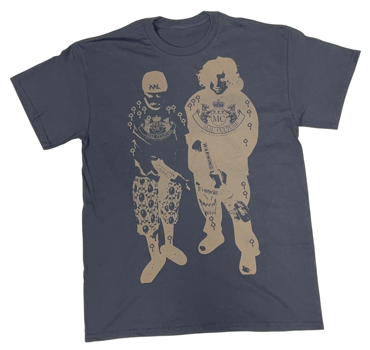LASER BURNED LOGO TEE 18