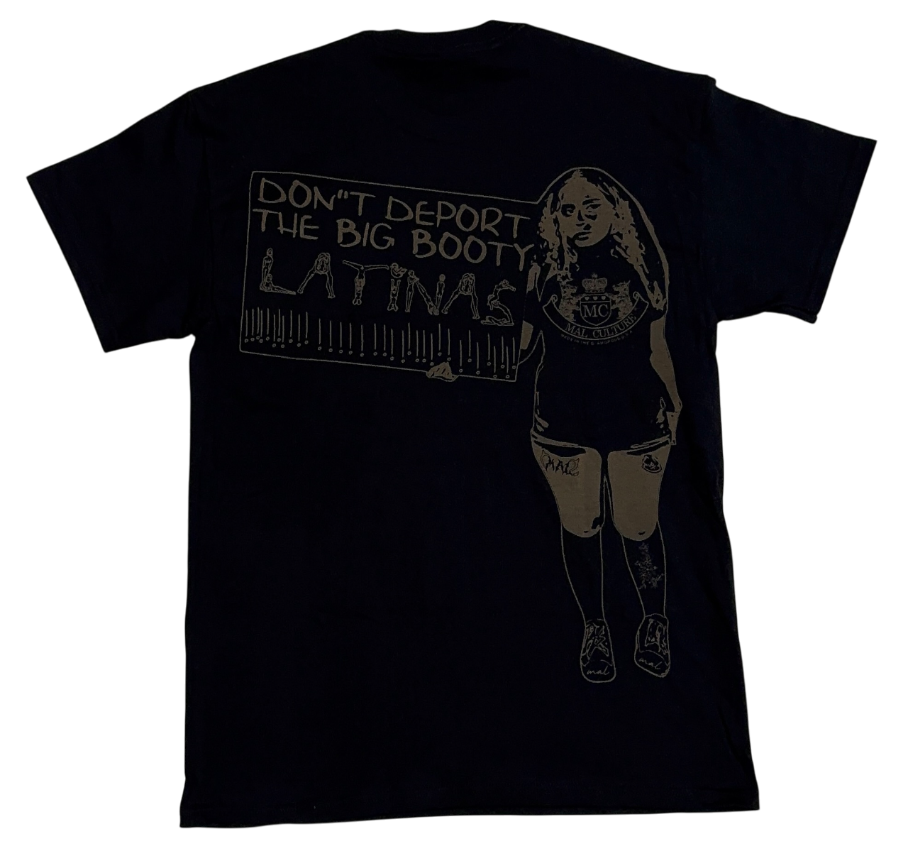 LASER BURNED LOGO TEE 20
